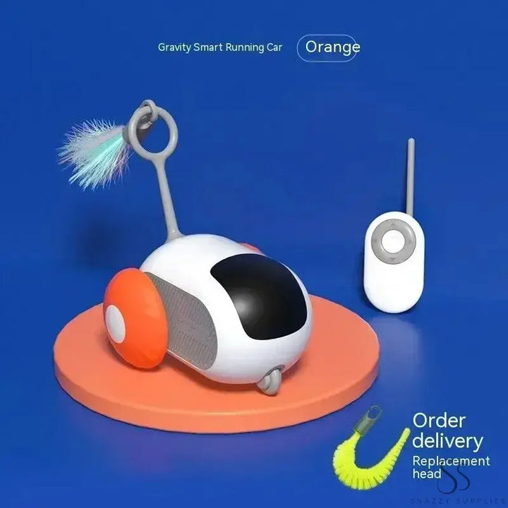 Interactive Smart Cat Toy Car - Automatic Moving Remote Control Ball for Indoor Pets